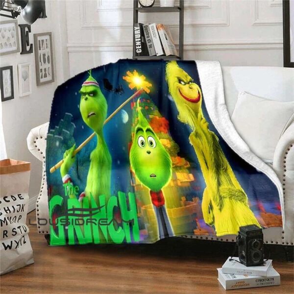 The Grinch Kid Baby Blanket