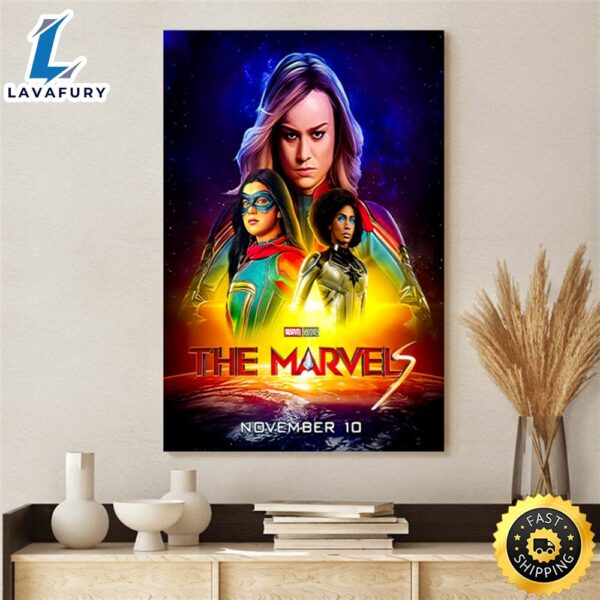 The Marvels (2023) Fan Poster Canvas