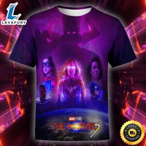 The Marvels 2023 Marvel Studio All Over Print 3D T-shirt