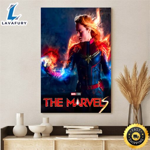 The Marvels 2023 Movie Poster Canvas