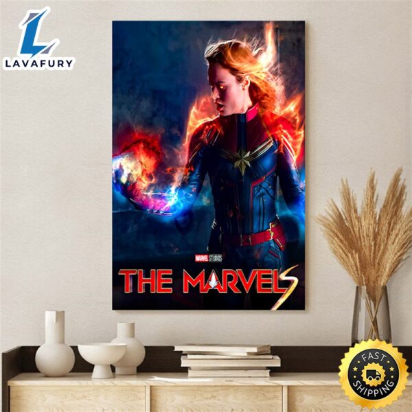 The Marvels 2023 Movie Poster Canvas