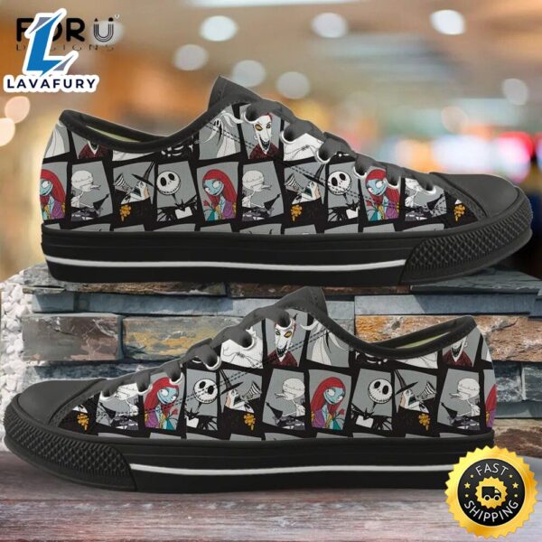 The Nightmare Before Christmas Halloween Low Top Shoes