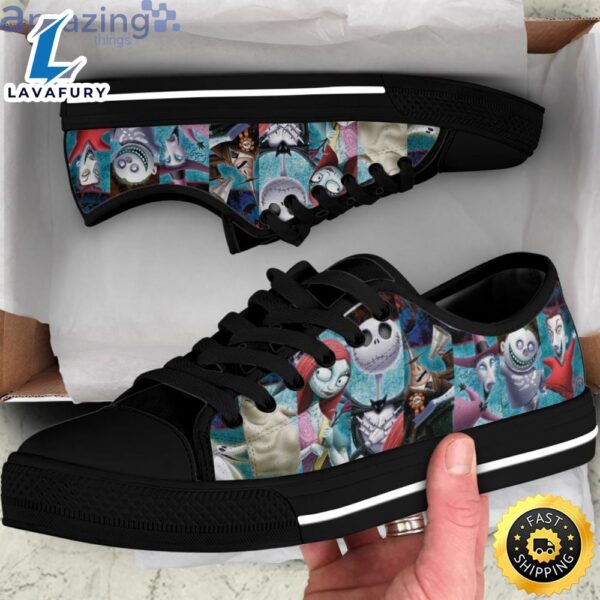 The Nightmare Before Christmas Low Top Canvas Shoes