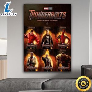 Thunderbolts 2024 Character Movie Poster