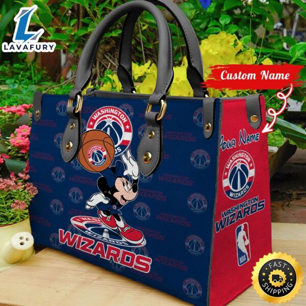 Washington Wizards NBA Minnie Women Leather Hand Bag