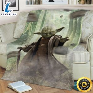 Yoda Fleece Throw Blanket