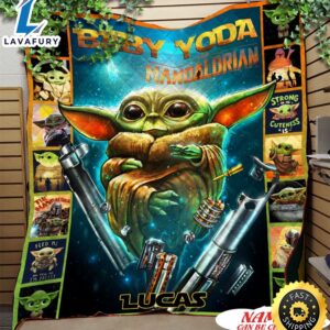 Yoda Star War Blanket, Baby…