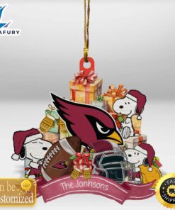 Arizona Cardinals Snoopy Christmas Personalized…