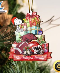 Arkansas Razorbacks And Snoopy Christmas…