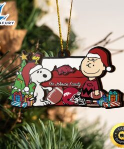 Arkansas Razorbacks Snoopy Christmas NCAA…