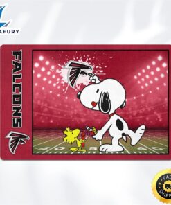 Atlanta Falcons Snoopy Outside Doormat