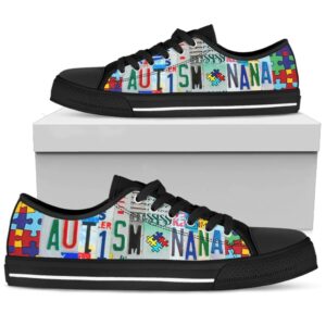 Autism Nana Low Top Shoes