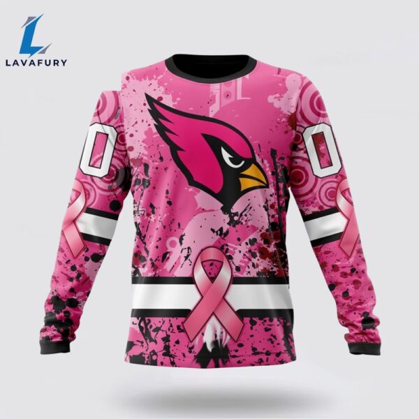 BEST NFL Arizona Cardinals, Specialized Design I Pink I Can! IN OCTOBER WE WEAR PINK BREAST CANCER 3D
