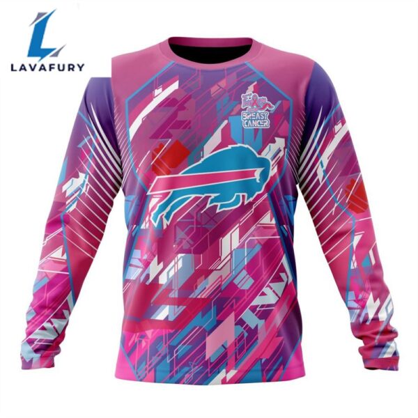 BEST NFL Buffalo Bills, Specialized Design I Pink I Can! Fearless Again Breast Cancer 3D Hoodie Shirt