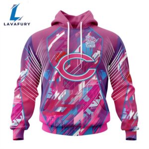 BEST NFL Chicago Bears, Specialized Design I Pink I Can! Fearless Again Breast Cancer 3D Hoodie Shirt