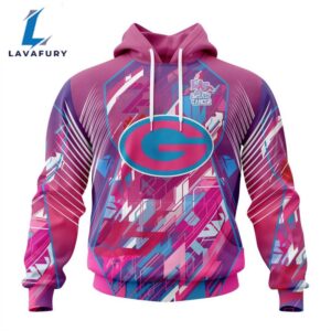 BEST NFL Green Bay Packers, Specialized Design I Pink I Can! Fearless Again Breast Cancer 3D Hoodie Shirt