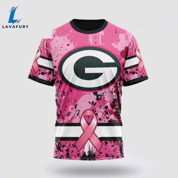 BEST NFL Green Bay Packers, Specialized Design I Pink I Can! IN OCTOBER WE WEAR PINK BREAST CANCER 3D