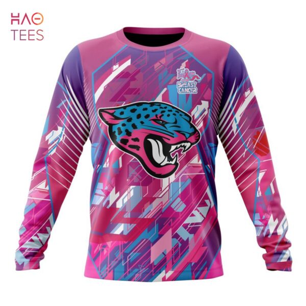 BEST NFL Jacksonville Jaguars, Specialized Design I Pink I Can! Fearless Again Breast Cancer 3D Hoodie Shirt