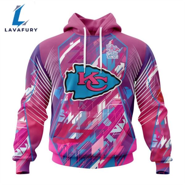BEST NFL Kansas City Chiefs, Specialized Design I Pink I Can! Fearless Again Breast Cancer 3D Hoodie Shirt