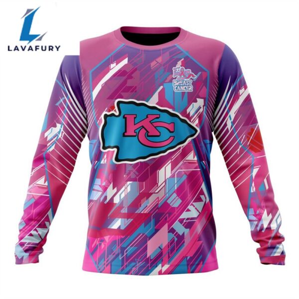 BEST NFL Kansas City Chiefs, Specialized Design I Pink I Can! Fearless Again Breast Cancer 3D Hoodie Shirt