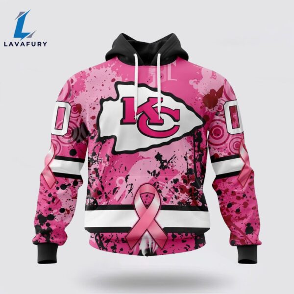 BEST NFL Kansas City Chiefs, Specialized Design I Pink I Can! IN OCTOBER WE WEAR PINK BREAST CANCER 3D
