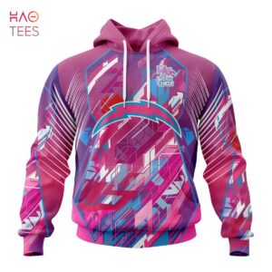 BEST NFL Los Angeles Chargers, Specialized Design I Pink I Can! Fearless Again Breast Cancer 3D Hoodie Shirt