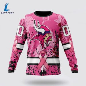 BEST NFL Minnesota Vikings Specialized Design I Pink I Can IN OCTOBER WE WEAR PINK BREAST CANCER 3D 3 l03ckk.jpg