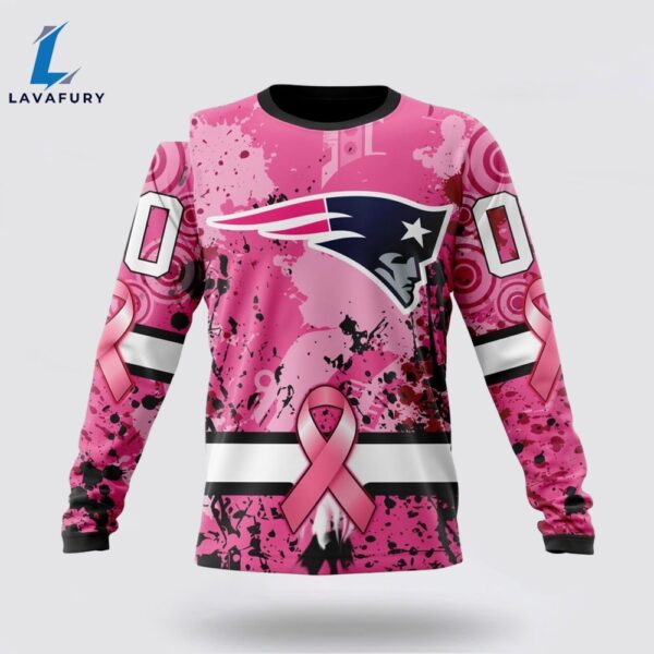 BEST NFL New England Patriots, Specialized Design I Pink I Can! IN OCTOBER WE WEAR PINK BREAST CANCER 3D