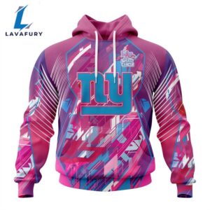 BEST NFL New York Giants, Specialized Design I Pink I Can! Fearless Again Breast Cancer 3D Hoodie Shirt