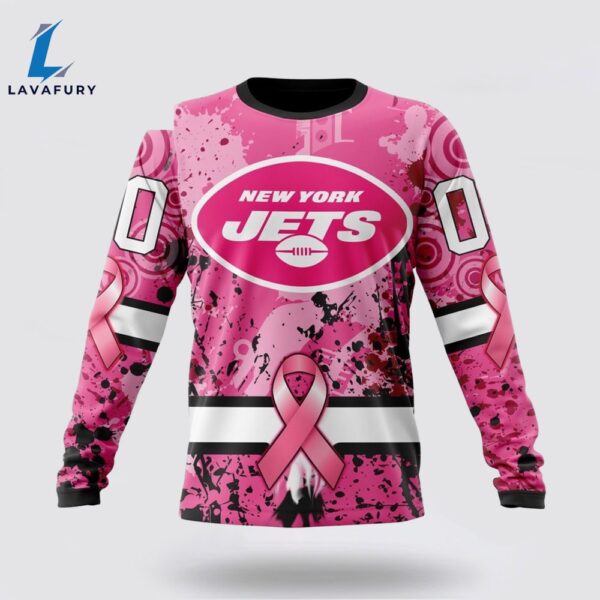 BEST NFL New York Jets, Specialized Design I Pink I Can! IN OCTOBER WE WEAR PINK BREAST CANCER 3D