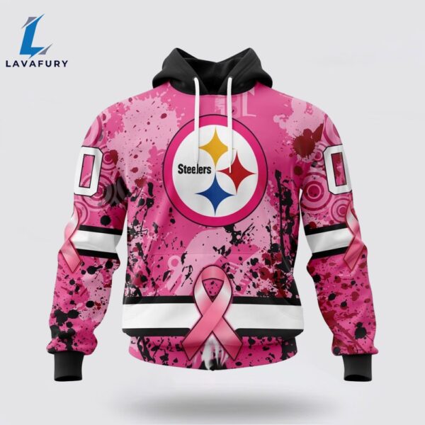 BEST NFL Pittsburgh Steelers, Specialized Design I Pink I Can! IN OCTOBER WE WEAR PINK BREAST CANCER 3D