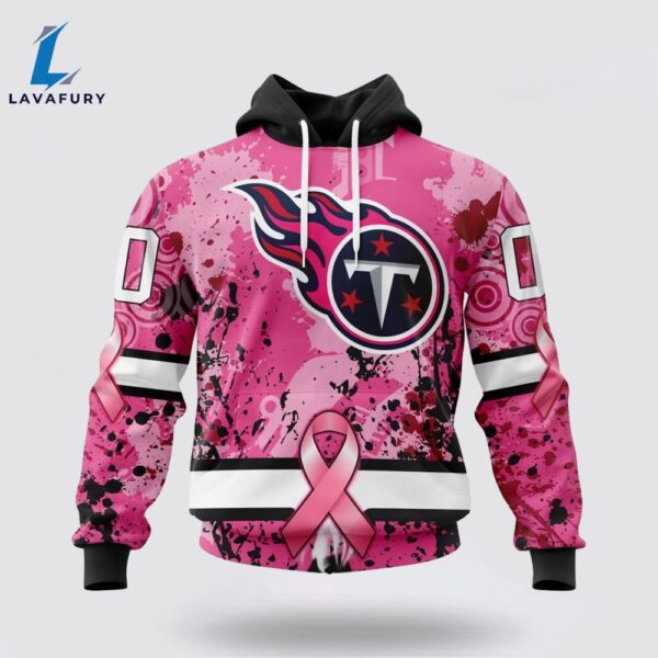 BEST NFL Tennessee Titans, Specialized Design I Pink I Can! IN OCTOBER WE WEAR PINK BREAST CANCER 3D