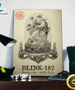 Blink-182 World Tour 2023 Nashville, Tennessee Poster