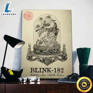 Blink-182 World Tour 2023 Nashville, Tennessee Poster