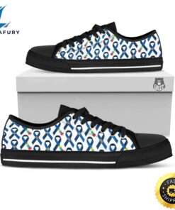 Blue Autism Awarenes Print Pattern…