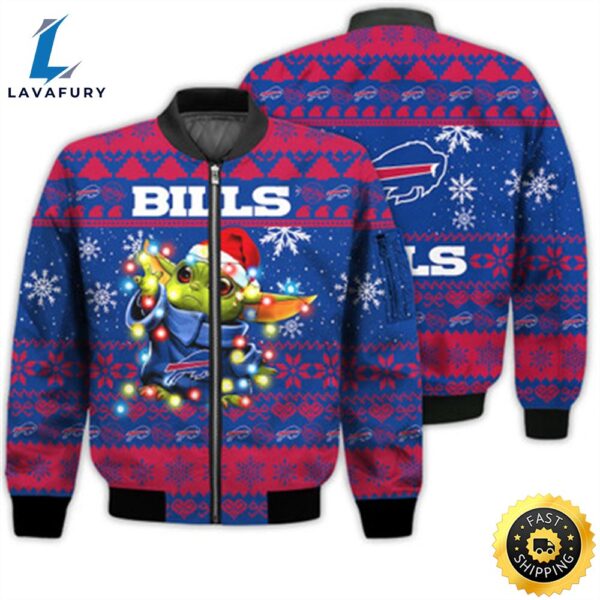 Buffalo Bills Baby Yoda Star Wars Sports Football American Ugly Christmas Gifts Unisex 3D Bomber Jacket
