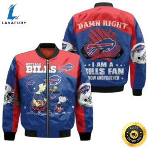 Buffalo Bills Snoopy Fan Now Any Forever 2023 Afc East Champions Bomber Jacket Model