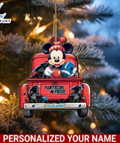Carolina Panthers Mickey Mouse Ornament…