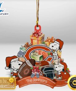 Chicago Bears Snoopy Christmas Personalized…