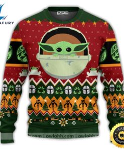 Christmas Star Wars Baby Yoda The Mandalorian Sweater