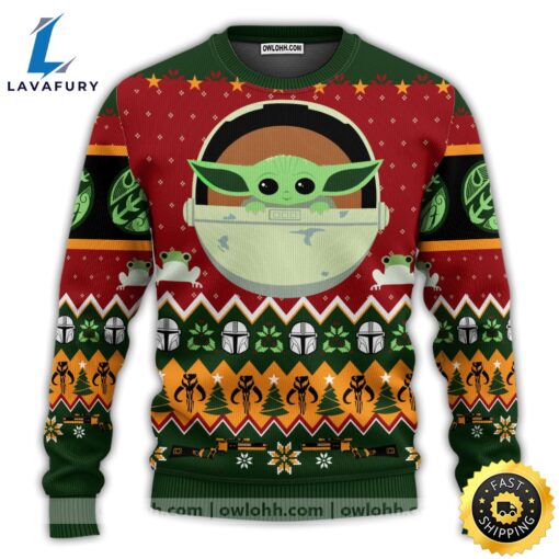 Christmas Star Wars Baby Yoda The Mandalorian Sweater