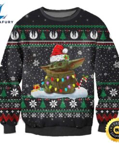 Christmas Star Wars Baby Yoda Ugly Christmas Happy Christmas Occasion Christmas Holiday Sweater