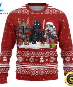 Christmas Star Wars Christmas Storm Trooper Darth Vader Mandalorian Sweater