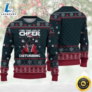 Christmas Star Wars Darth Vader I Find Your Lack Cheer Disturbing Sweater