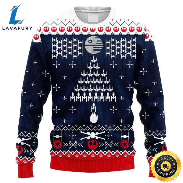 Christmas Star Wars Fight Ship Amazing Christmas Gift Sweater