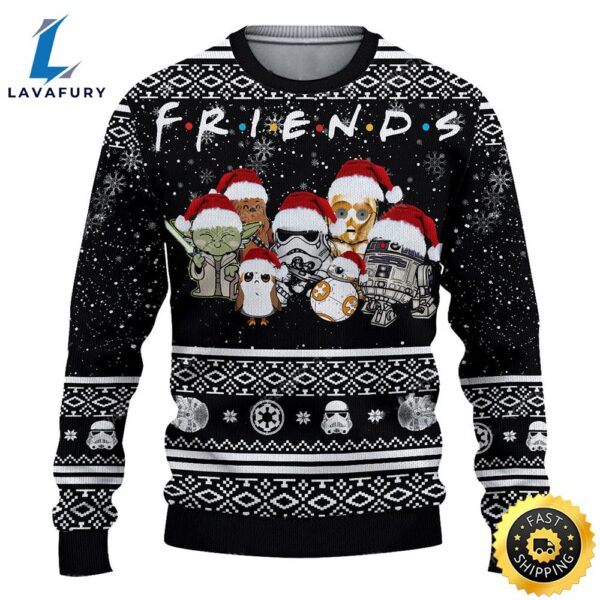 Christmas Star Wars Friends Baby Yoda Christmas Fan Gift Multiple Styles Sweater