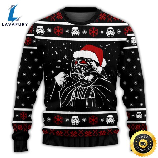 Christmas Star Wars Santa Vader Sweater