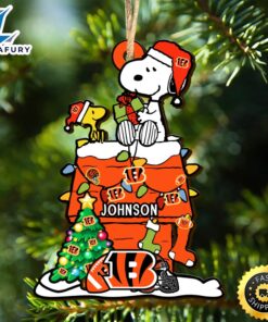 Cincinnati Bengals Snoopy NFL Christmas…