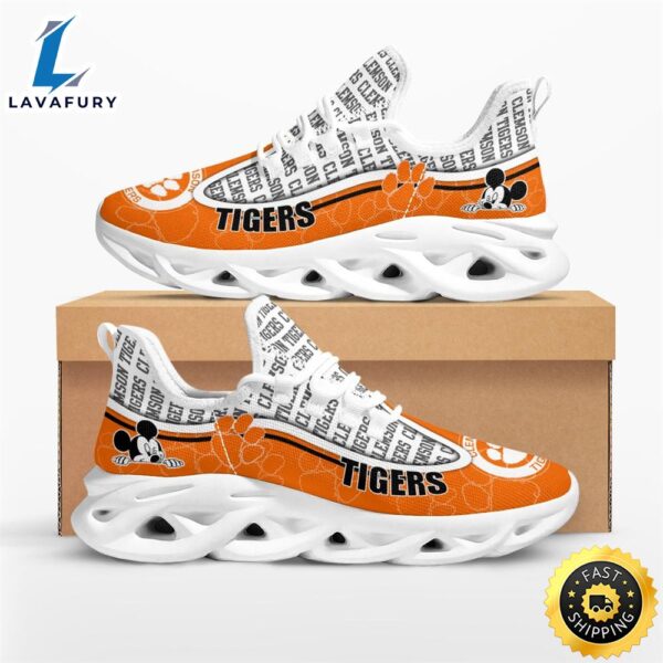 Clemson Tigers Mickey Mouse Max Soul Shoes