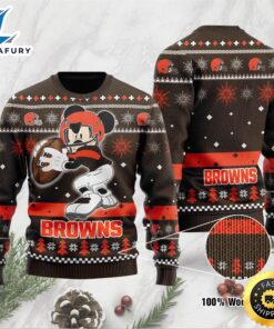 Cleveland Browns Mickey Mouse Funny…